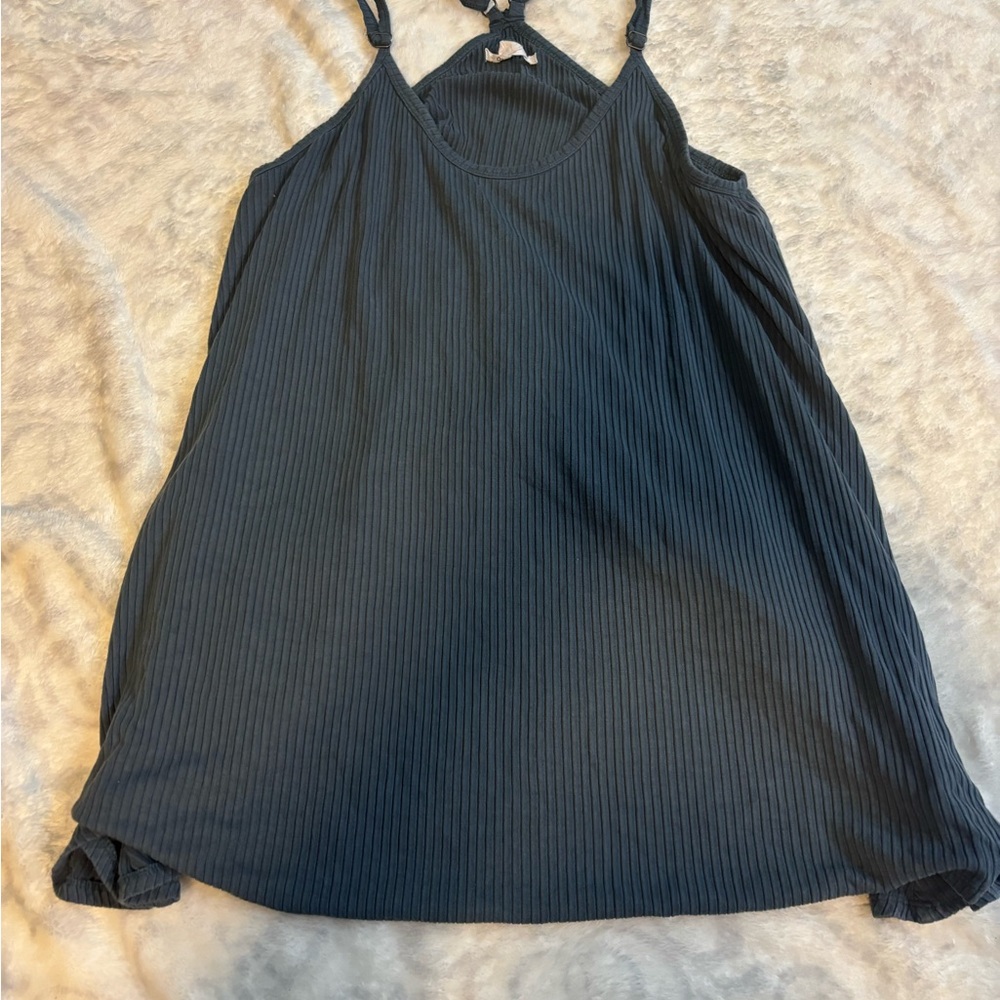 Women's Oniell Navy Blue Sleeveless Top